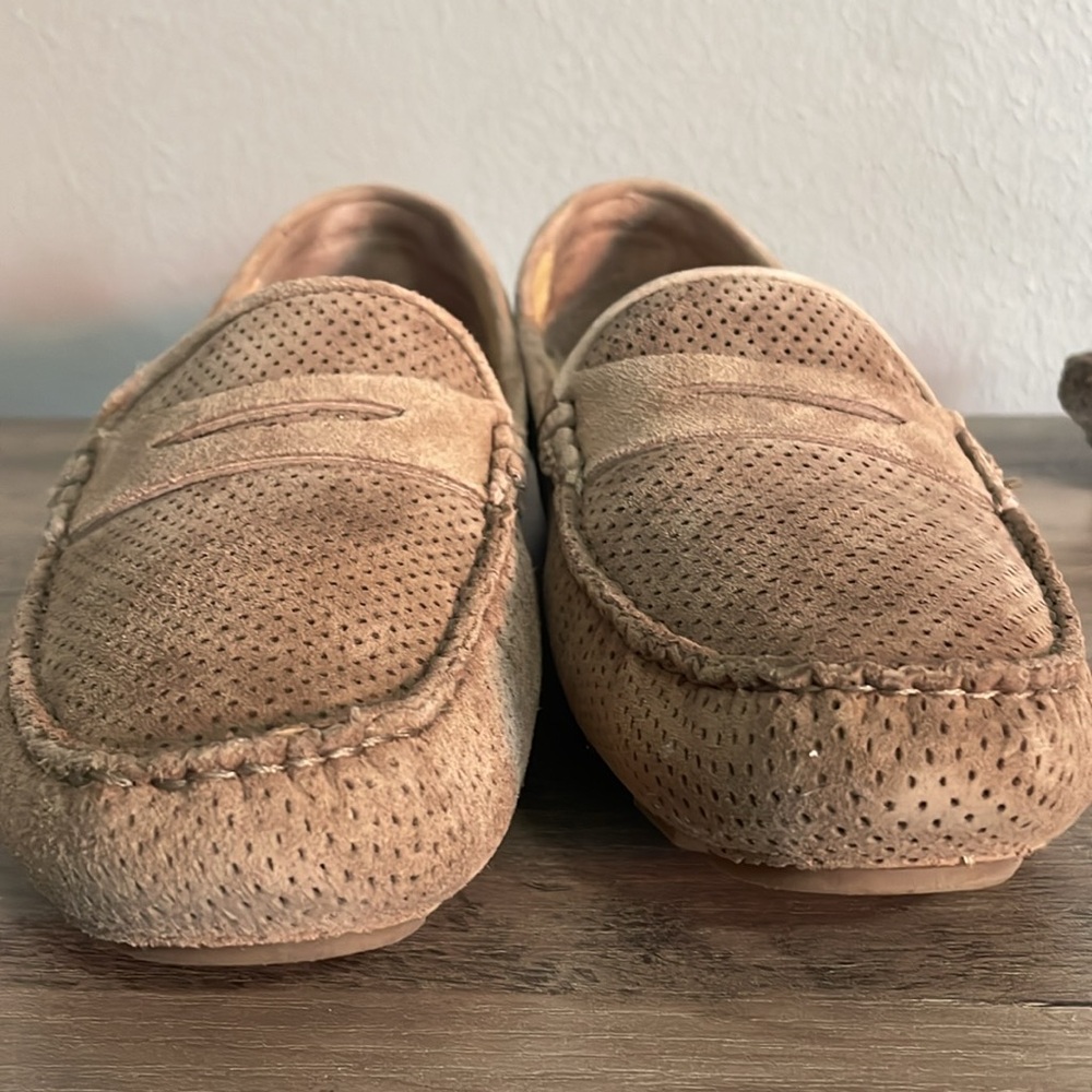 Van Eli Ramira Taupe Suede Driving Flat - Picture 5 of 9